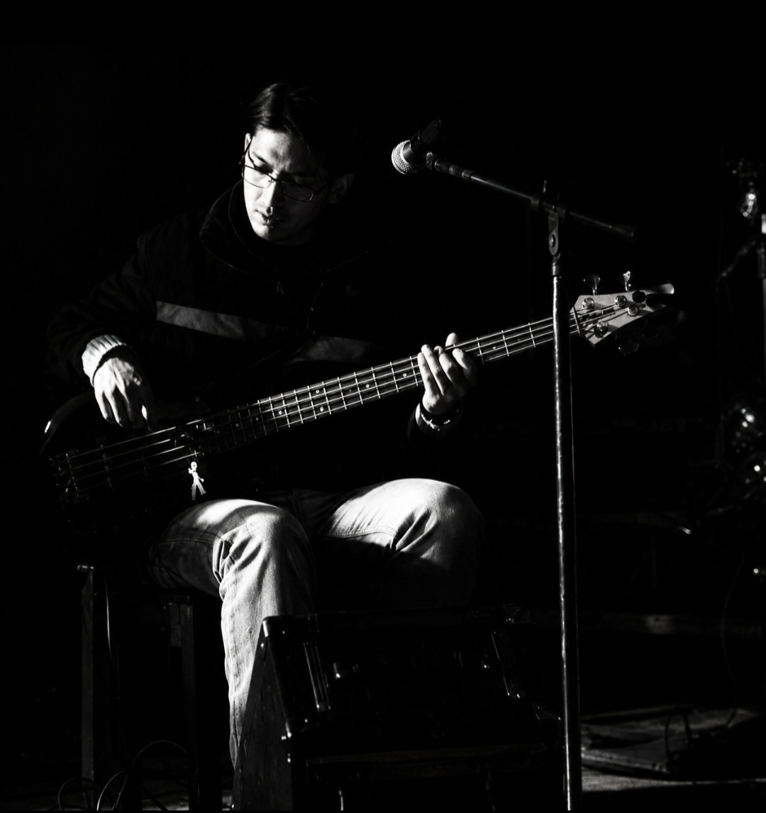 Nischal Bista performing at Sat-Chit-Ānanda